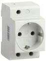 Розетка РАр10-3-ОПс заземлением на DIN-рейку IEK MRD10-16