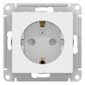 ATLASDESIGN РОЗЕТКА с заземлением со шторками, 16А, механизм, ЛОТОС Systeme Electric ATN001345