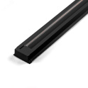 Шинопровод для трековых светильников, черный, 1м, в наборе токоввод, заглушка, крепление, CAB1003 Fe