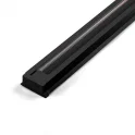 Шинопровод для трековых светильников, черный, 1м, в наборе токоввод, заглушка, крепление, CAB1003 Fe