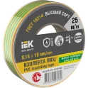MIXTAPE 7 Изолента 0,15х19мм желто-зеленая 25м IEK EX-IZ10-C15-19-25-K52