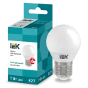 Лампа LED G45 шар 7Вт 230В 4000К E27 IEK LLE-G45-7-230-40-E27