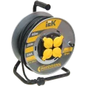 Катушка УК40 2P+PE/40м КГ 3х2,5мм2 IP44 "Professional" IEK WKP17-16-04-40-44