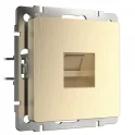 Розетка Ethernet RJ-45 (шампань рифленый) W1181010 Werkel a051424