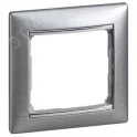 Рамка 1местная алюминий матовый VALENA DIY Legrand 694353