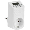 РТЭ-1 Розетка-таймер электр. 1мин 7дн 140on/off 16А IP20 IEK ERT-10-1-16-N-01-5-20-K01