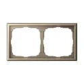 ARTGALLERY 2-постовая РАМКА, универсальная, ШАМПАНЬ Systeme Electric GAL000502