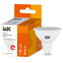 Лампа LED MR16 софит 7Вт 230В 3000К GU5.3 IEK LLE-MR16-7-230-30-GU5