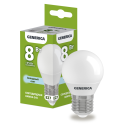 Лампа LED G45 шар 8Вт 230В 6500К E27 GENERICA LL-G45-08-230-65-E27-G