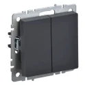 BRITE Выключ. 2-кл. 10А ВС10-2-0-БрГ граф. IEK BR-V20-0-10-K53