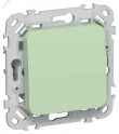 FLITE Выключатель 1-клавишный перекрестный 10А ВС71-1-0-ФлФ фисташковый IEK FI-V13-0-10-K93