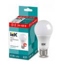 Лампа LED A60 груша 8Вт 24-48В 4000К E27 IEK LLE-A60-08-24-48-40-E27