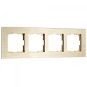 Рамка на 4 поста AluMax (шампань) W0043511 Werkel a066336