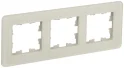 BRITE Рамка 3 поста РУ-3-2-Бр стекло песчаный RE IEK BR-M32-G-41-K98