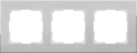 Рамка на 3 поста (алюминий) Aluminium W0031706 Werkel a050950
