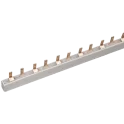 Шина соединительная (гребенка) 2-полюсная (N L1 N L1) 63А 54 модуля длина 1000мм IEK YNS21-2-063