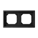 ARTGALLERY 2-постовая РАМКА IP44, КАРБОН Systeme Electric GAL441002