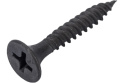 Саморез с потайной головкой (3,5х25 частая резьба (оксидированные)) Абразив Плюс EDS001399