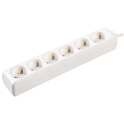 Удлинитель У06 6 мест 2P+PE/3метра 3х1мм2 16А/250 IEK WYP10-16-06-03-Z-N