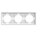 Рамка 3-местная (белый фарфор) soft touch Эмили 4988 STEKKER 49886