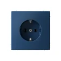ARTGALLERY РОЗЕТКА с заземлением, 16А, механизм, АКВАМАРИН Systeme Electric GAL001143