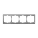 ARTGALLERY 4-постовая РАМКА, универсальная, АЛЮМИНИЙ Systeme Electric GAL000304
