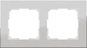 Рамка на 2 поста (алюминий) Aluminium W0021706 Werkel a050957