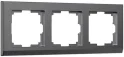 Рамка на 3 поста Stark (графит матовый) W0031864 Werkel a063117