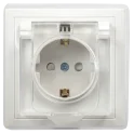 KVARTA Роз. з/к/ш/кр IP44 16А кер РСбш10-3-ККБ-44 бел. IEK ERK70-K01-10-DM-44