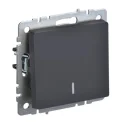 BRITE Выключ. 1-кл. с инд. 10А ВС10-1-1-БрГ граф. IEK BR-V10-1-10-K53
