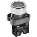 Кнопка LA167-BAF22 d=22мм 1р черная IEK BBT20-BAF22-2-22-67-K02