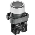 Кнопка LA167-BAF22 d=22мм 1р черная IEK BBT20-BAF22-2-22-67-K02