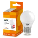Лампа LED G45 шар 5Вт 230В 3000К E27 IEK LLE-G45-5-230-30-E27