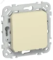 FLITE Выключатель 1-клавишный 10А ВС11-1-0-ФлН навахо IEK FI-V10-0-10-1-K87