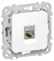 FLITE Розетка компьютерная RJ45 категория 5Е STP РК5е-1-1-ФлБ белый IEK FI-K11-1-K01