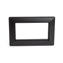 Рамка 2-местная (без перемычки), пластик, , PFR00-7012-05 , серия Катрин, черный STEKKER 50046