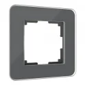 Рамка из стекла на 1 пост Elite графит W0012440 Werkel a057878