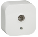 Розетка телевизионная Quteo белая Legrand 782215