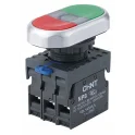 Двойная кнопка NP2-BW8465 1НО+1НЗ AC230В(LED) IP40 CHINT 573829