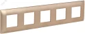 SKANDY Рамка 5-местная SK-F05Sa песочный IEK SK-M52-K98