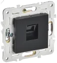 SKANDY Розетка компьютерная RJ45 кат.6 SK-K02Bl черный IEK SK-K10-2-K02