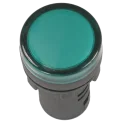 Лампа AD22DS(LED)матрица d22мм зеленый 24В AC/DC IEK BLS10-ADDS-024-K06