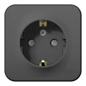 BLANCA О/У РОЗЕТКА с заземлением со шторк. ИЗОЛ.ПЛ., 16А, 250В, АНТРАЦИТ BLNRA01111 Systeme Electric