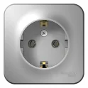 Розетка "Blanca" О/У с ЗК изолир.пл. (250В, 16А) Systeme Electric BLNRA010113
