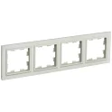 BRITE Рамка 4-мест. РУ-4-БрКр беж. IEK BR-M42-K10