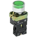 Кнопка управления LAY5-BW3361 с подсветкой зеленый 1з IEK BBT50-BW-K06