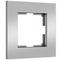 Рамка на 1 пост Slab (серебро матовый) W0012965 Werkel a062811