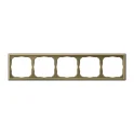 ARTGALLERY 5-постовая РАМКА, универсальная, ЗОЛОТО Systeme Electric GAL001605