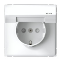 ARTGALLERY РОЗЕТКА с заземл. со шт. с крышк, 16А, IP44, механизм, БЕЛЫЙ Systeme Electric GAL440146