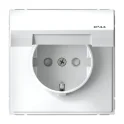 ARTGALLERY РОЗЕТКА с заземл. со шт. с крышк, 16А, IP44, механизм, БЕЛЫЙ Systeme Electric GAL440146